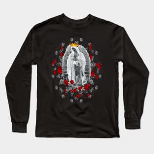 Our Lady of Guadalupe Virgin Mary Virgen Maria Mexico Mexican Long Sleeve T-Shirt